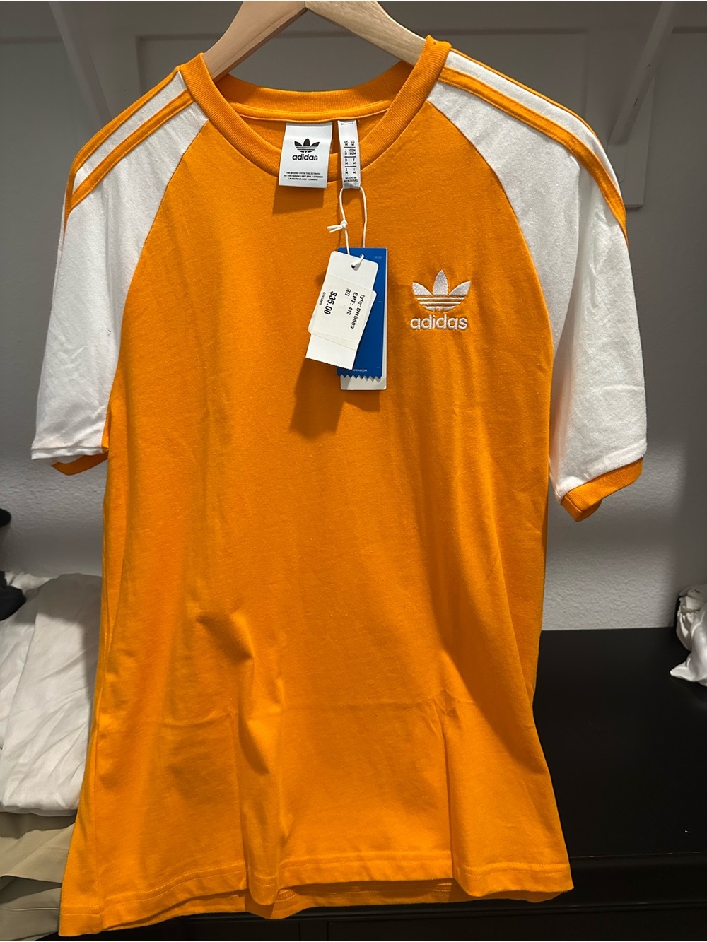 Adidas Men’s Orange T-Shirt